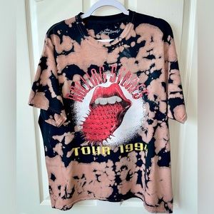 Rolling Stones Acid Wash T-Shirt Men Large
